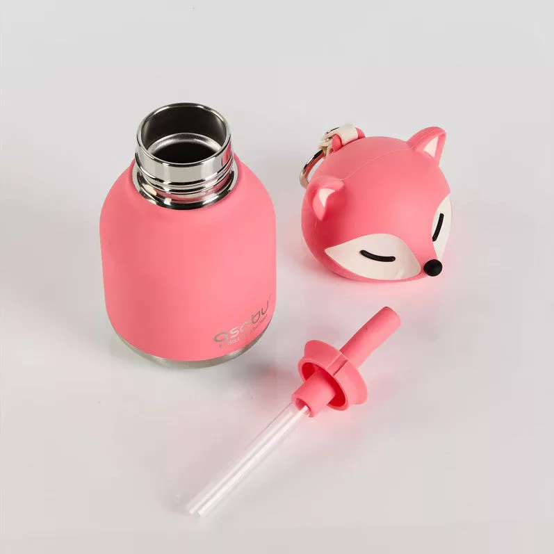 Stainless Water Bottle Mini Bestie Pink Fox