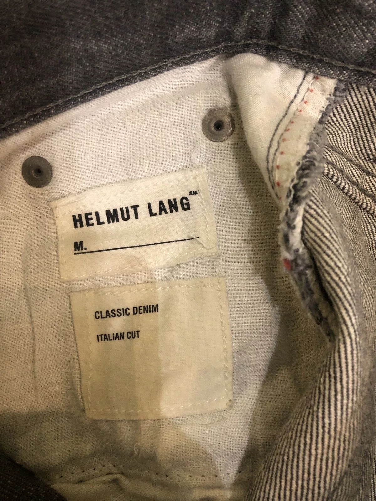 Helmut Lang Denim Helmut Lang Italian Cut Released Hem Denim Gray