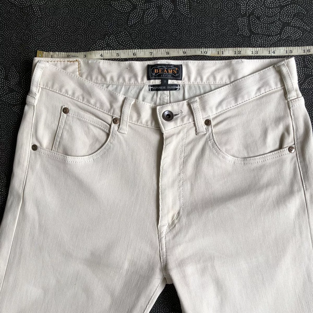 Beams Plus Denim BEAMS PLUS stretched jeans White