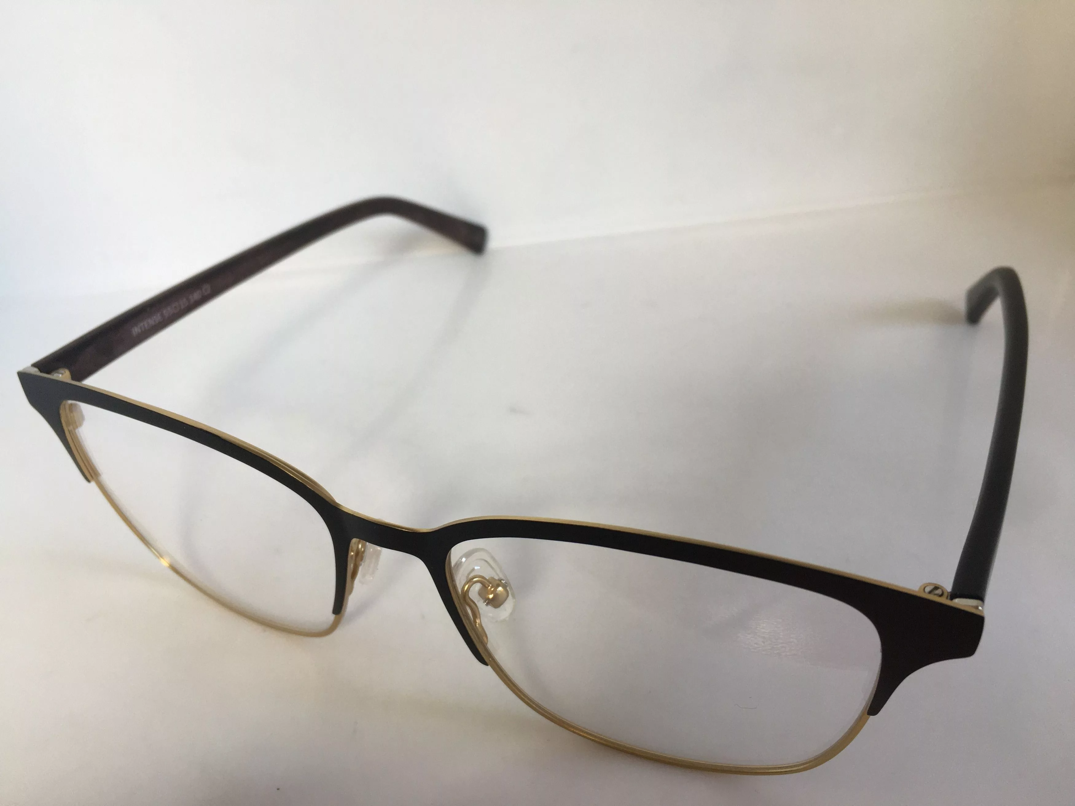 Other Glasses Other Eyebuydirect intense BlackGold Square Eyeglasses Frame