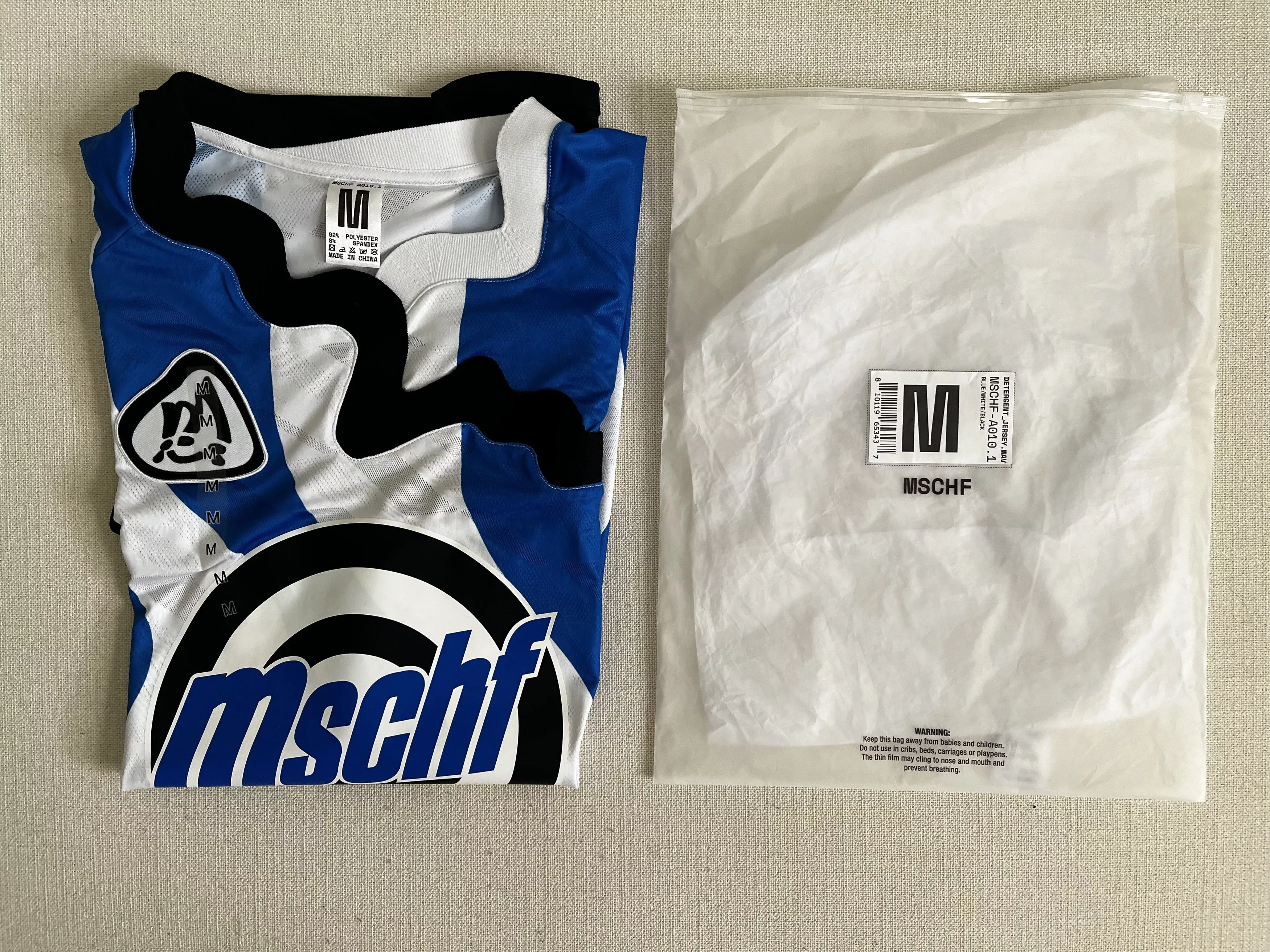 MSCHF Jerseys MSCHF WAVY JERSEY BLUE DETERGENT