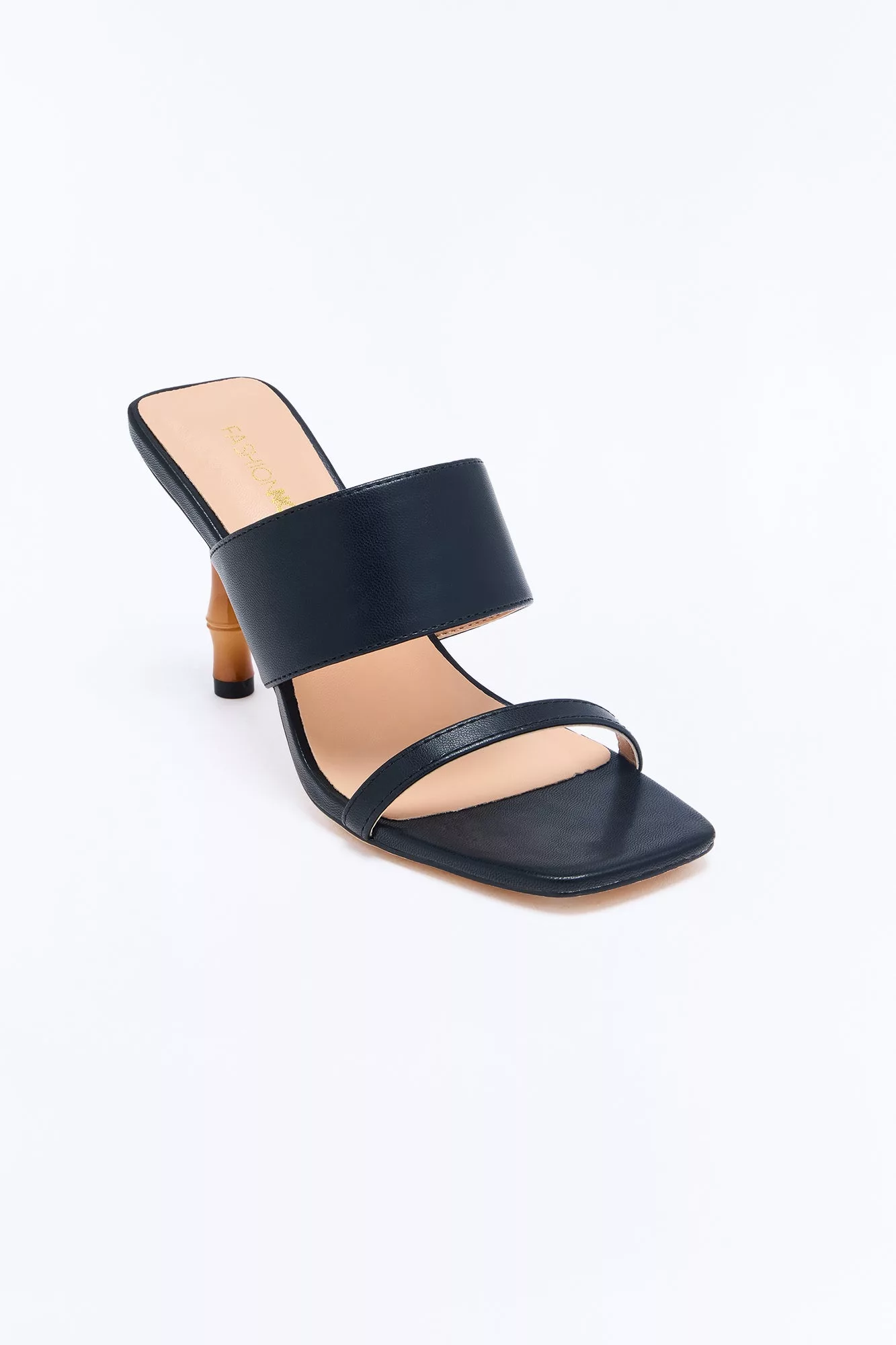 Rowe Bamboo Heels - Black