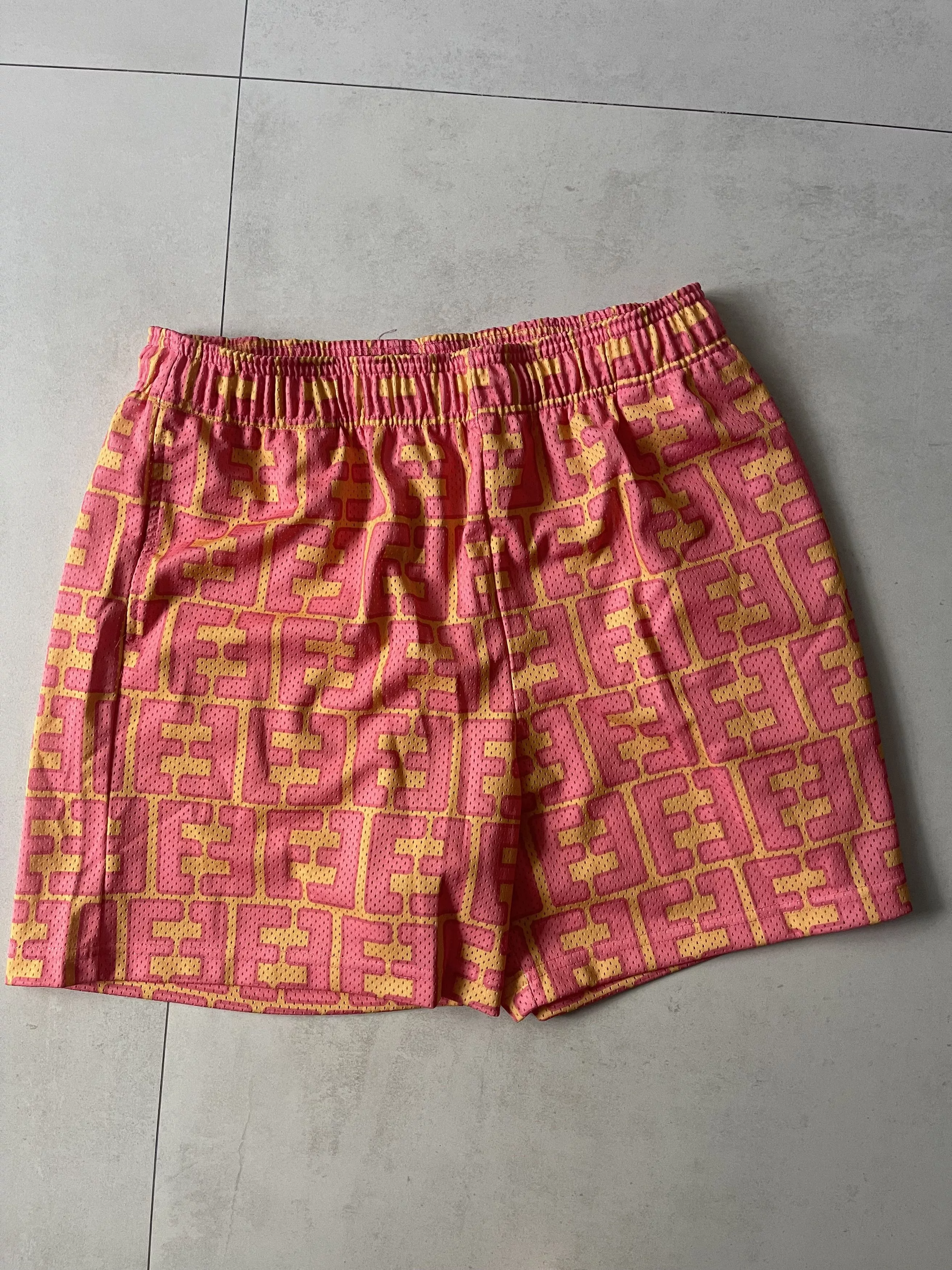 Eric Emanuel Shorts Eric Emanuel Fendi print design XL Multi