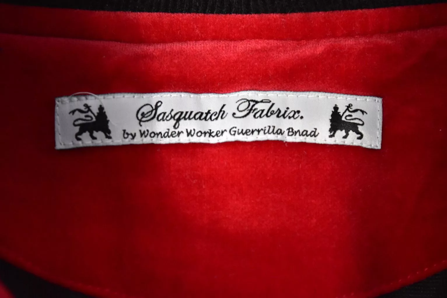 Sasquatchfabrix Sweatshirts Hoodies sasquatchfabrix/varsity hooded jacket/28788 - 839 57 Red
