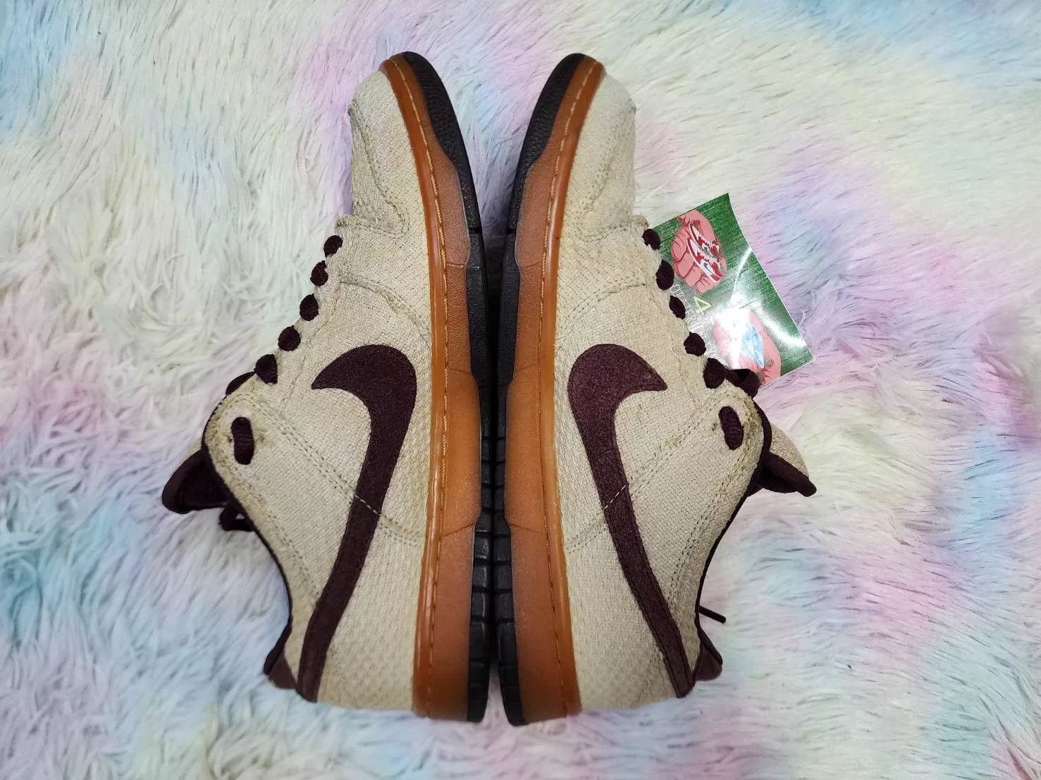 Nike Low Top Sneakers Nike Sb Dunk Low Red Hemp 2004 Beige