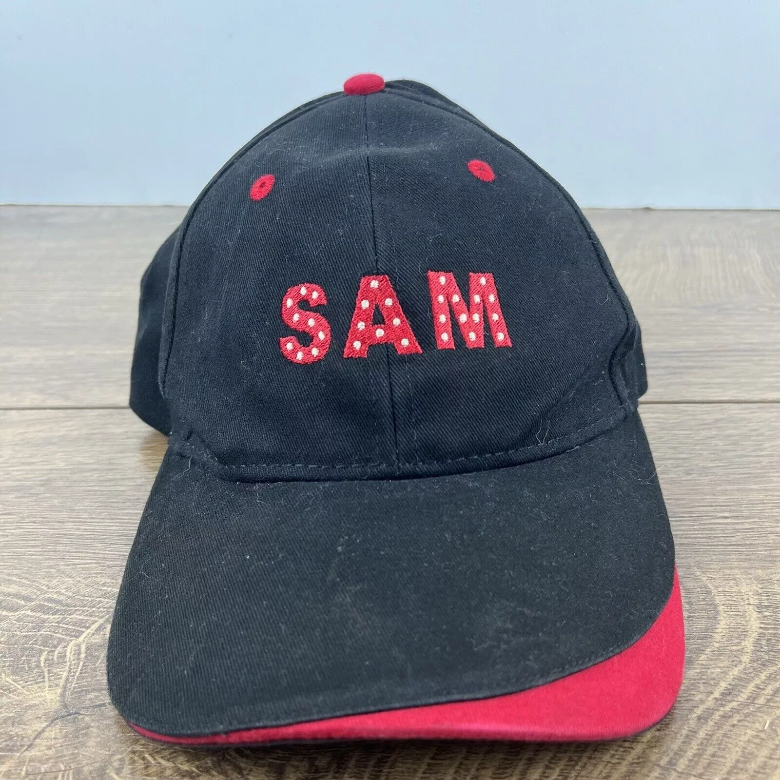 Other Hats Other Sam Hat SAM Baseball Hat Black Hat Adjustable Black Adult Si