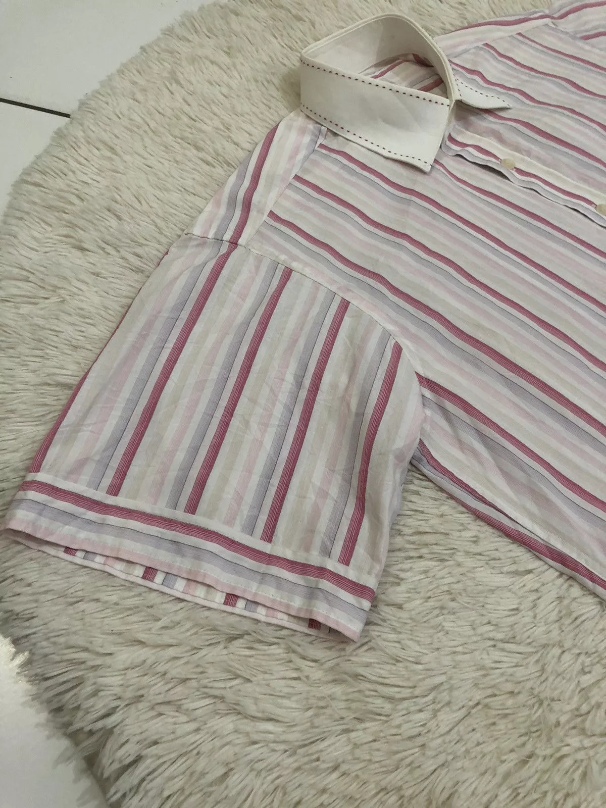 Balenciaga Shirts Button Ups Balenciaga Button Up Shirt Multi