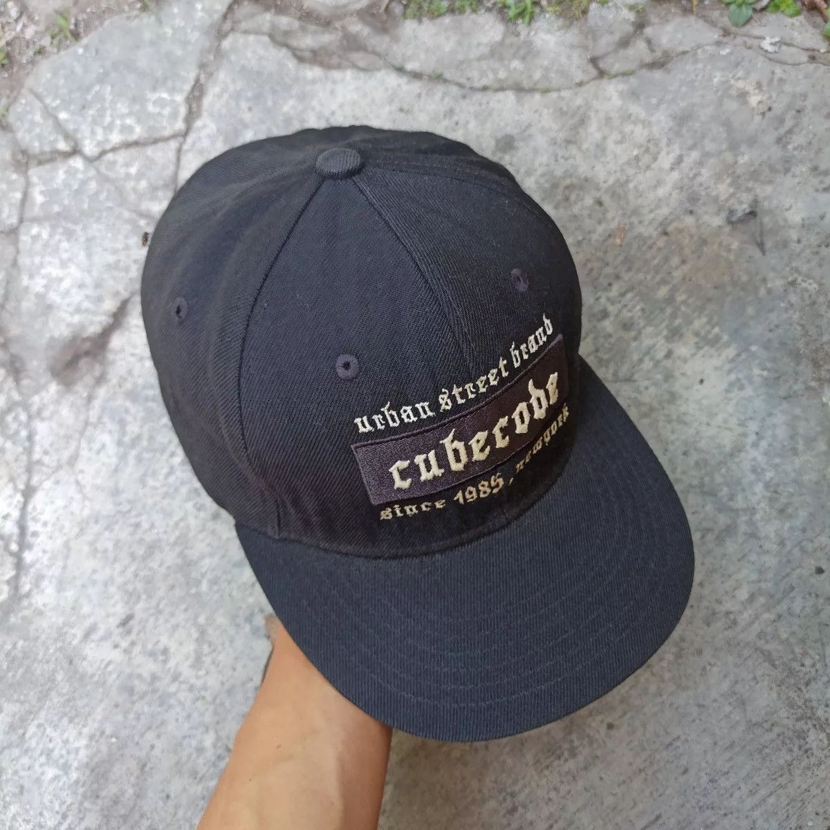 Hypebeast Hats Hypebeast Sick cubecode snapback hat Black