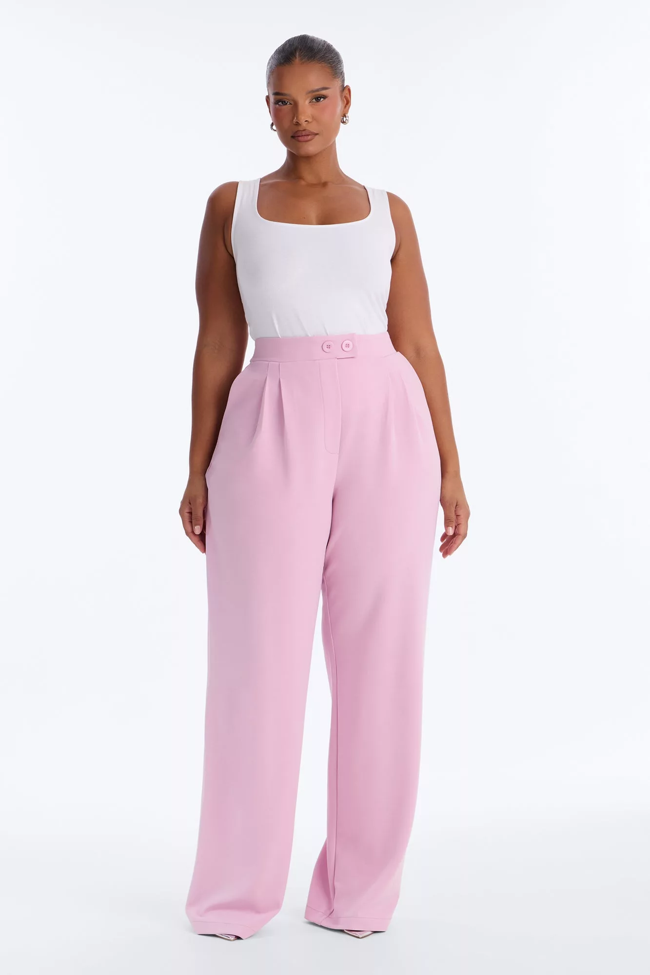 Feeling Focused Trouser - Light Pink