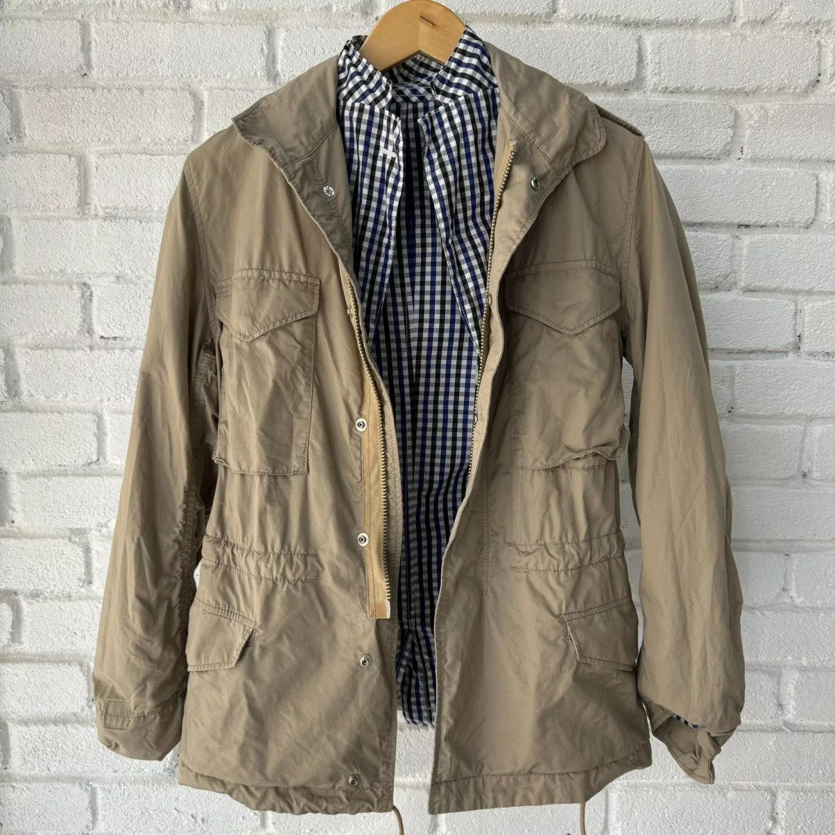 Comme des Garcons Light Jackets Comme des Garcons × Junya Watanabe SS09 Junya Watanabe 2 Ways Reversible Blazer Jacket Blue Vintage