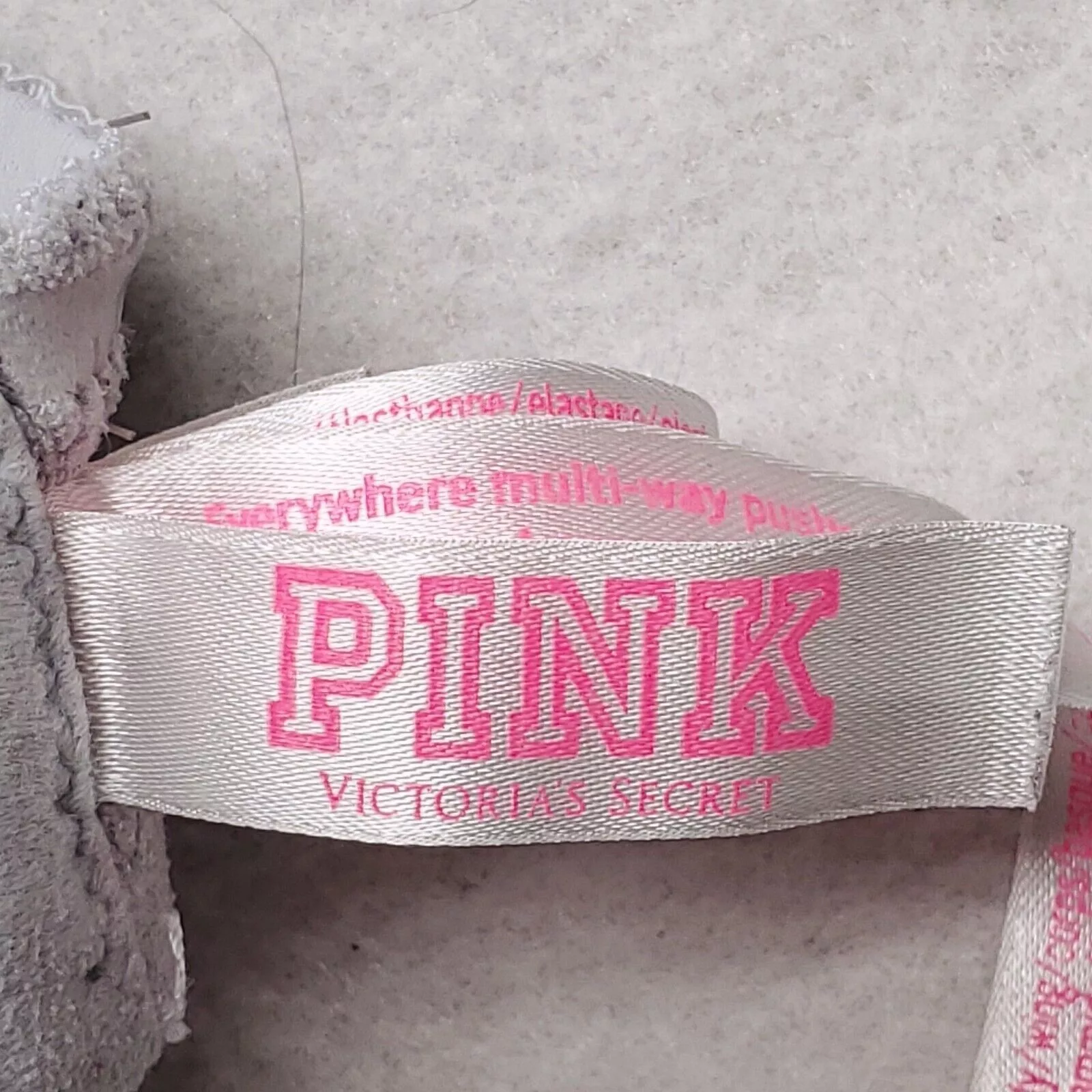 Victoria's Secret Socks Intimates Victoria's Secret Pink Shoulder Strap Bra Size 36D Blue Pink