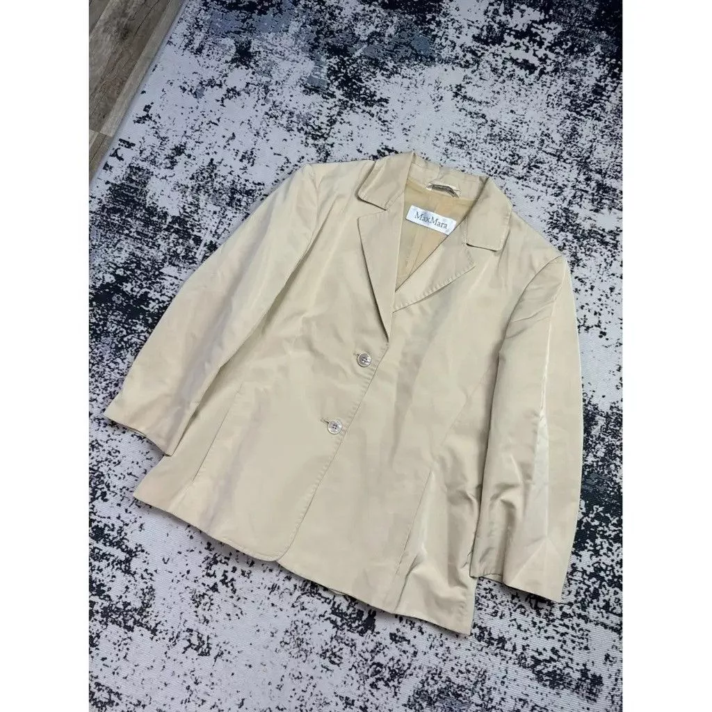 Max Mara Jackets Max Mara Suit Jacket Beige Size 40