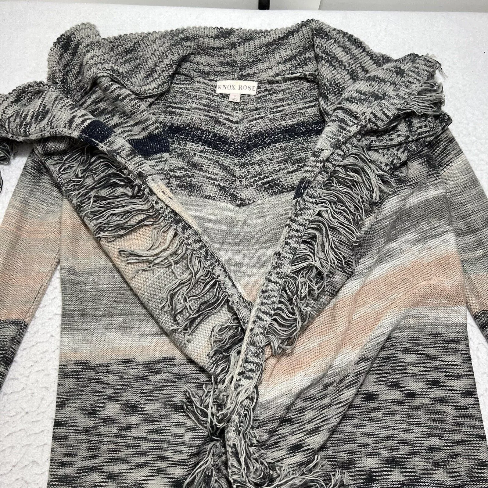 Target Basics Sweaters Target Basics Knox Rose Oversized Cowl Neck Long Sleeve Cardigan Sweater Gray