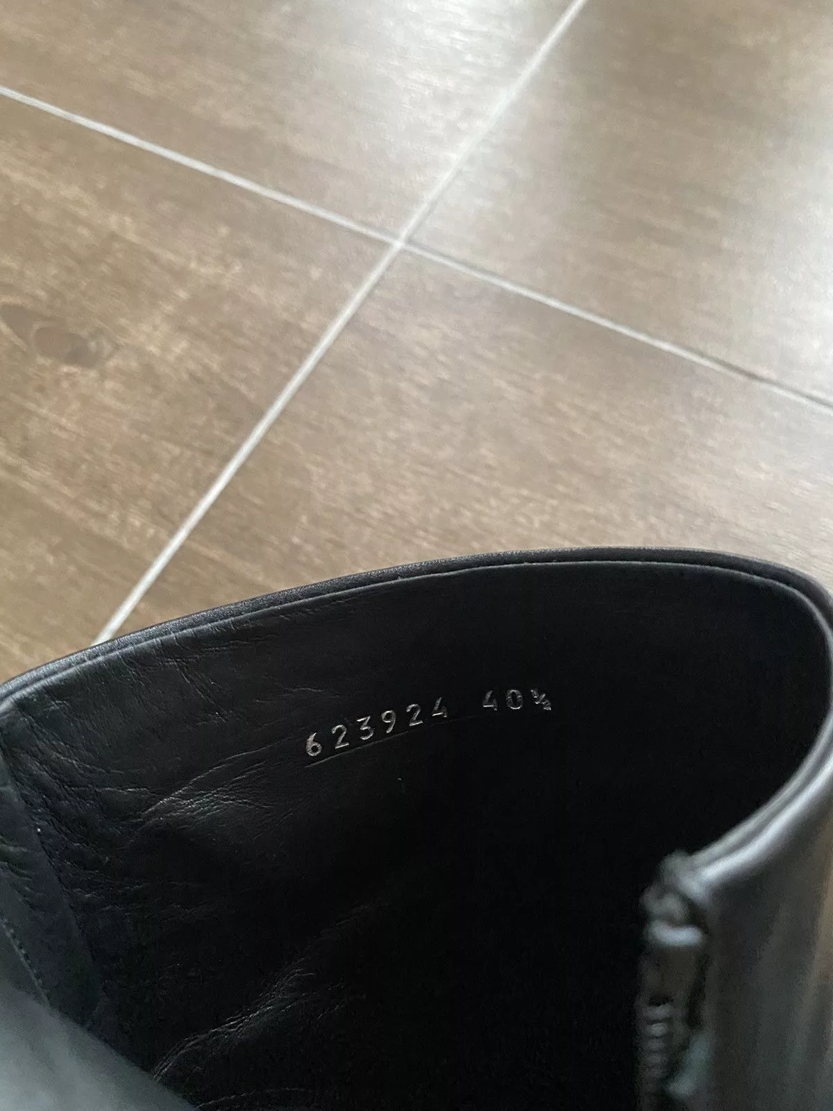Balenciaga Boots Balenciaga Square Toe Flat Ankle Boots Black