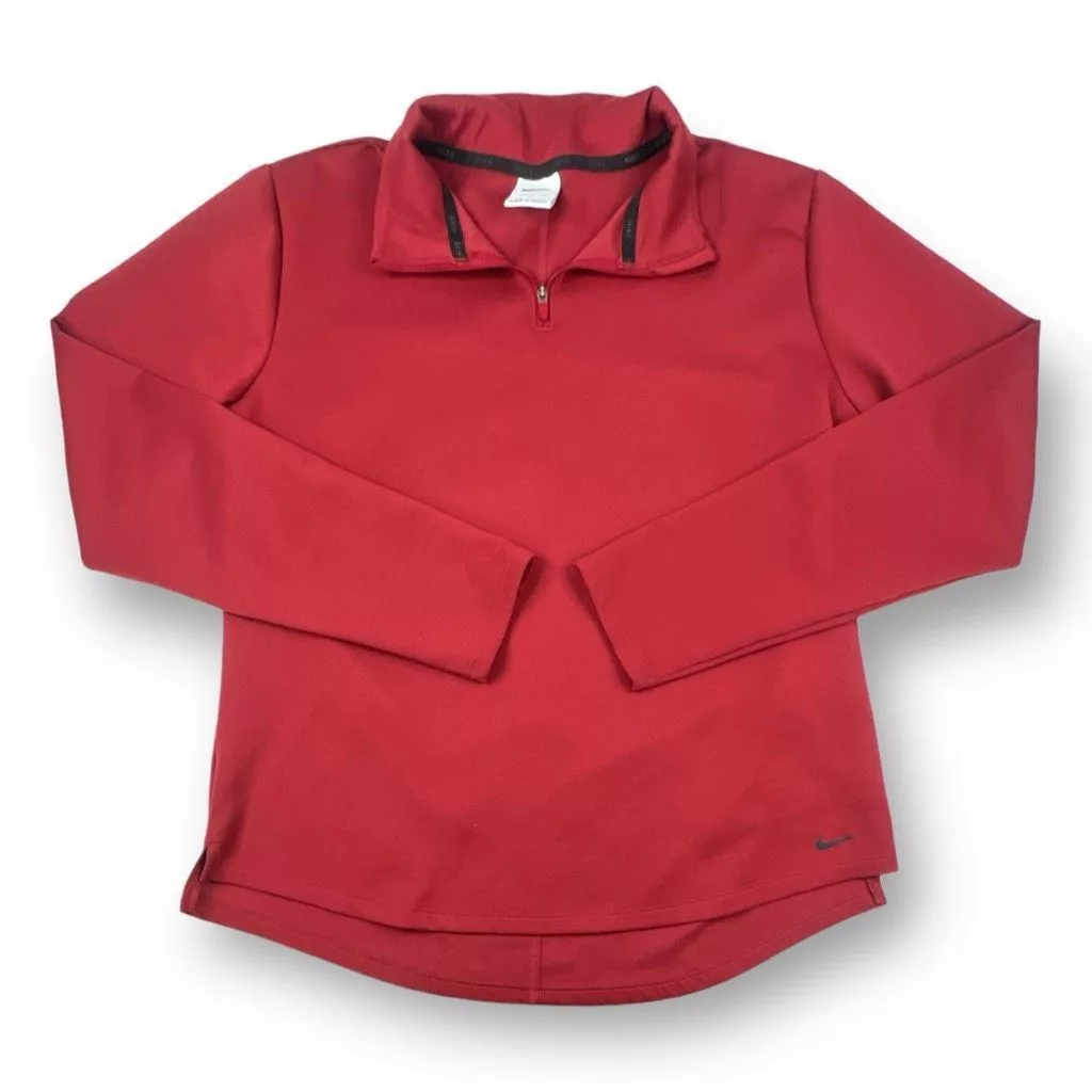 Nike Sweatshirts Nike 1/4 Zip Therma-fit Pullover Size Large Red