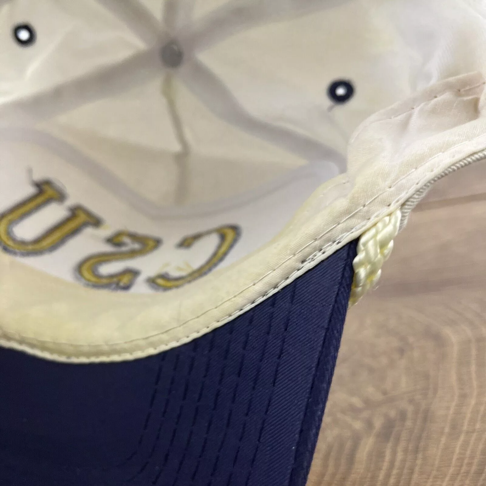 Other Hats Other CSU Buccaneer Club Hat CSU White Hat Adjustable Snapback Adu