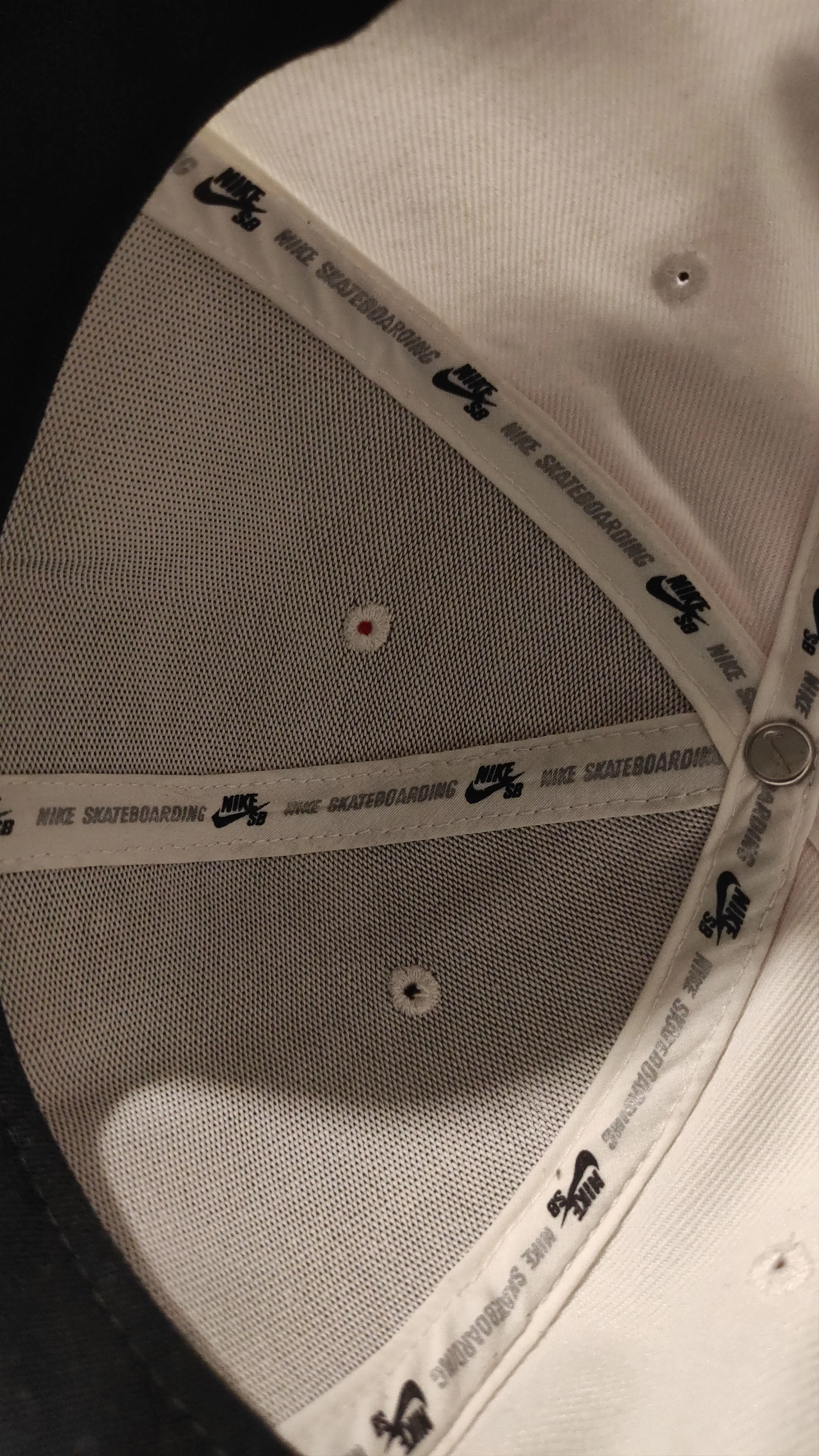 Nike Hats Nike SB White Cap Snapback
