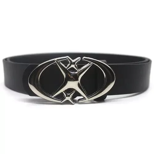 Other Belts Other Punk Moon Star Buckle Belt Design Cross Metal Vintage Gothic Black Streetwear