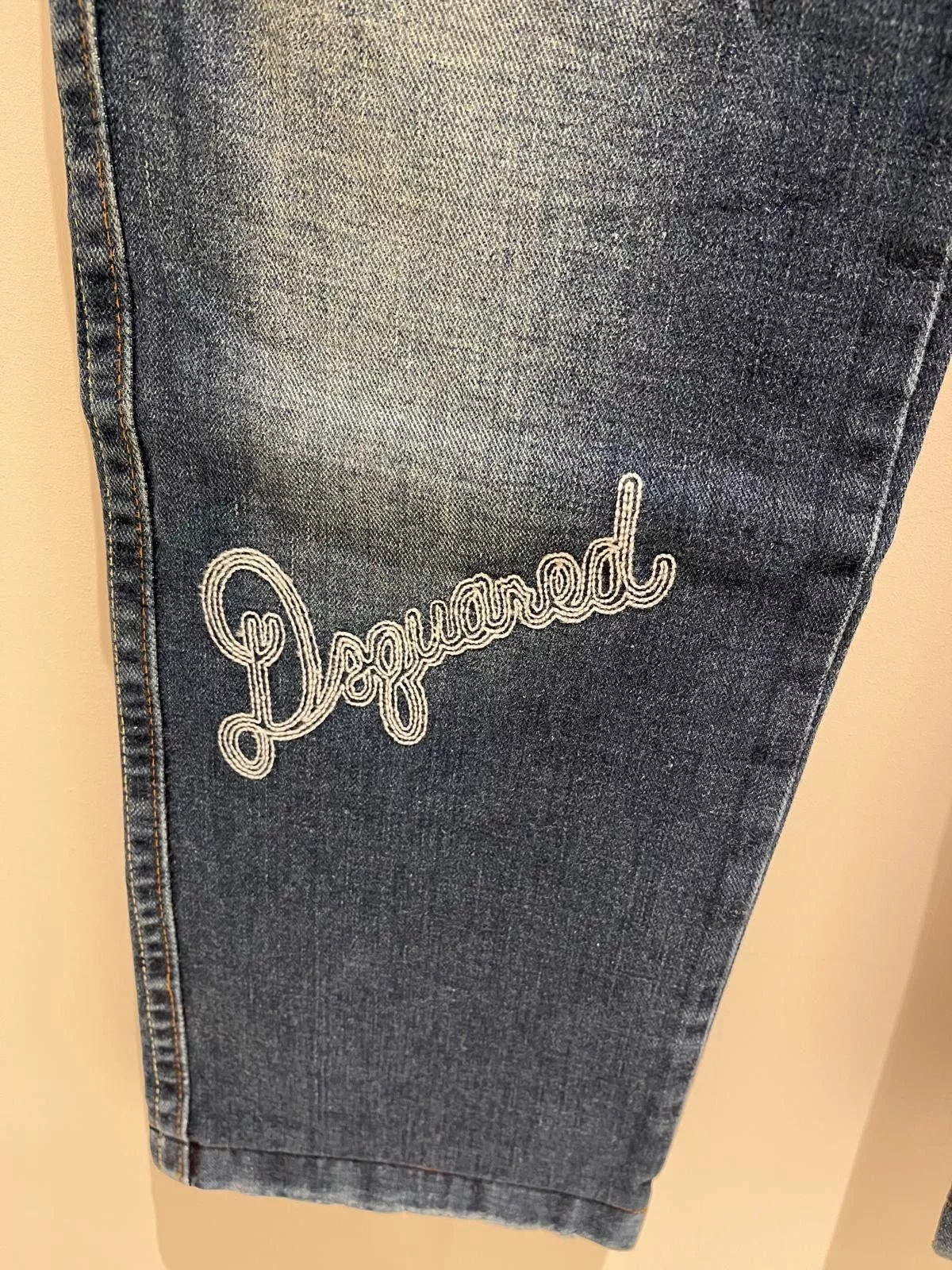 Dsquared2 Denim Dsquared2 Dsquared Vintage Distressed Trousers Blue