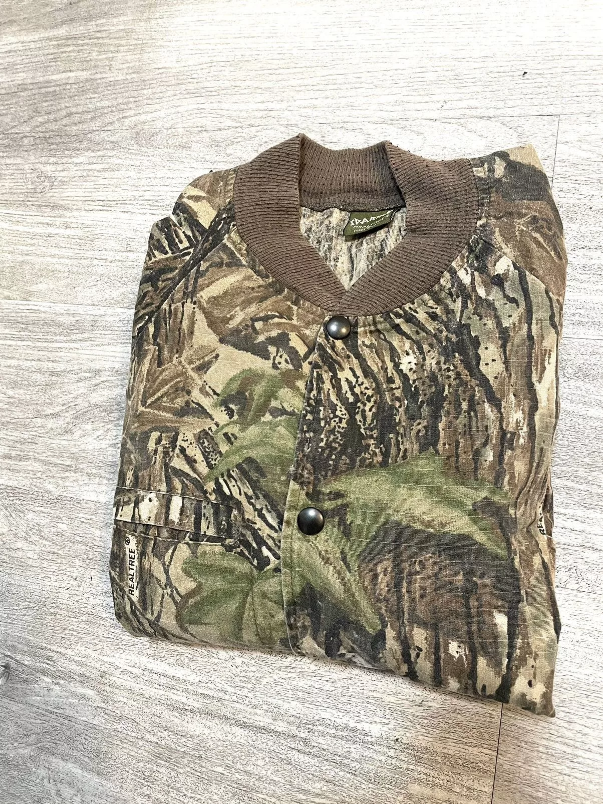Realtree Light Jackets Realtree × Vintage Vintage 90’s RealTree spartan jacket Brown Streetwear