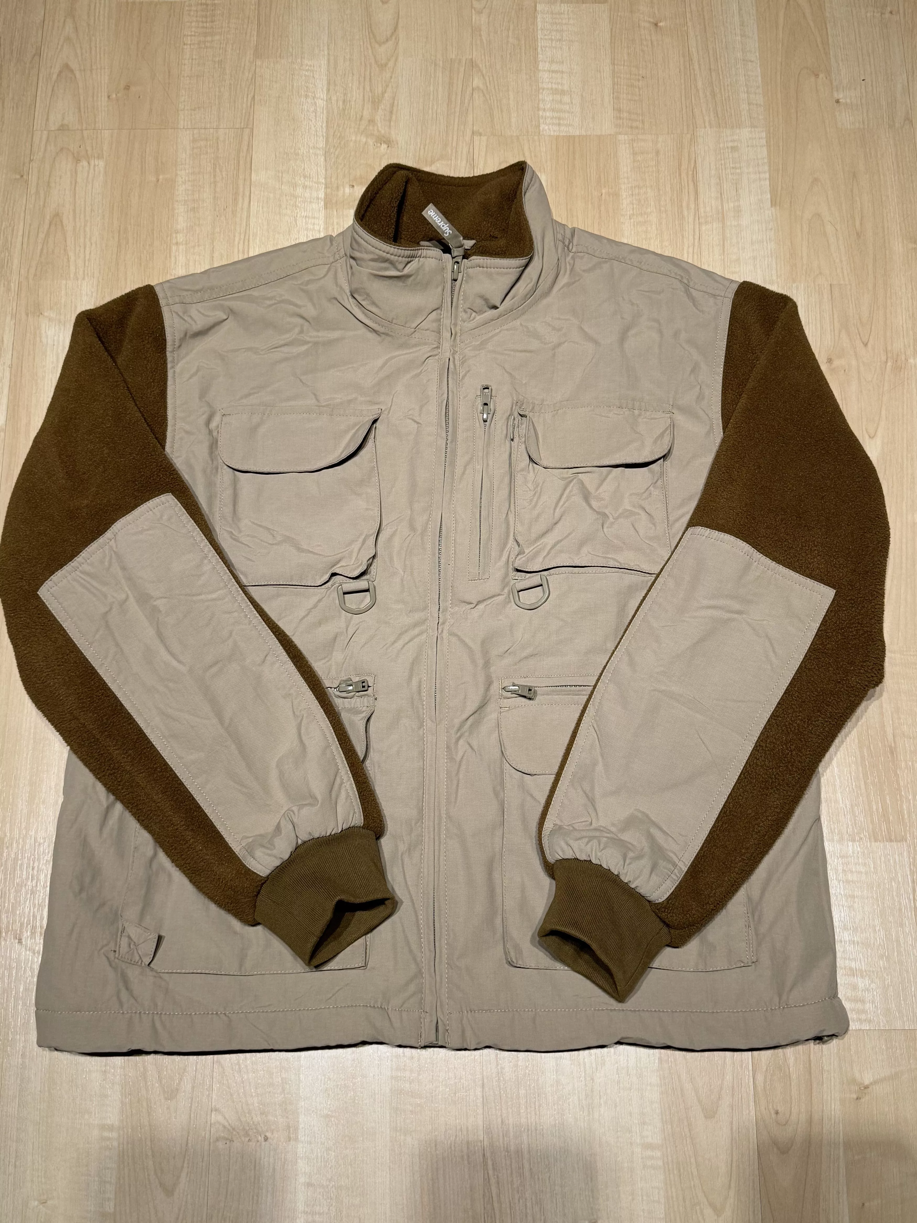 Supreme Light Jackets Supreme Fisherman Jacket Brown
