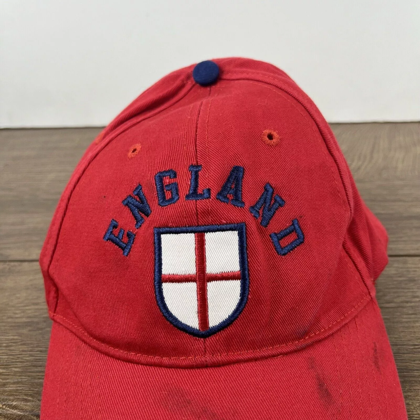 Other Hats Other England Hat England Baseball Hat Red Adjustable Hat Red Adul