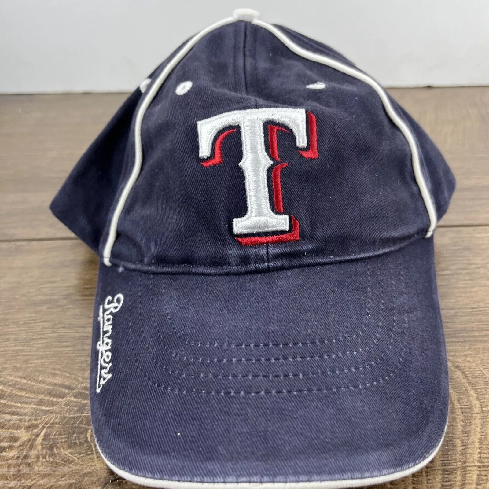 Other Hats Other Texas Rangers MLB Hat Rangers Blue Hat Adjustable Blue Adult