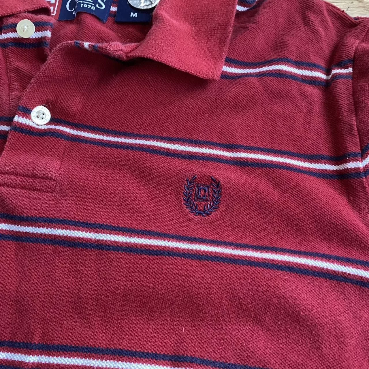 Chaps Polos Chaps Polo tee Red