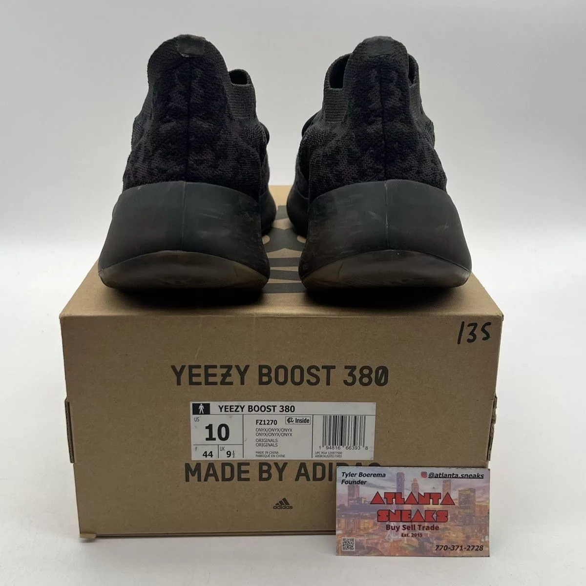 Adidas Low Top Sneakers Adidas Yeezy boost 380 onyx non reflective Black