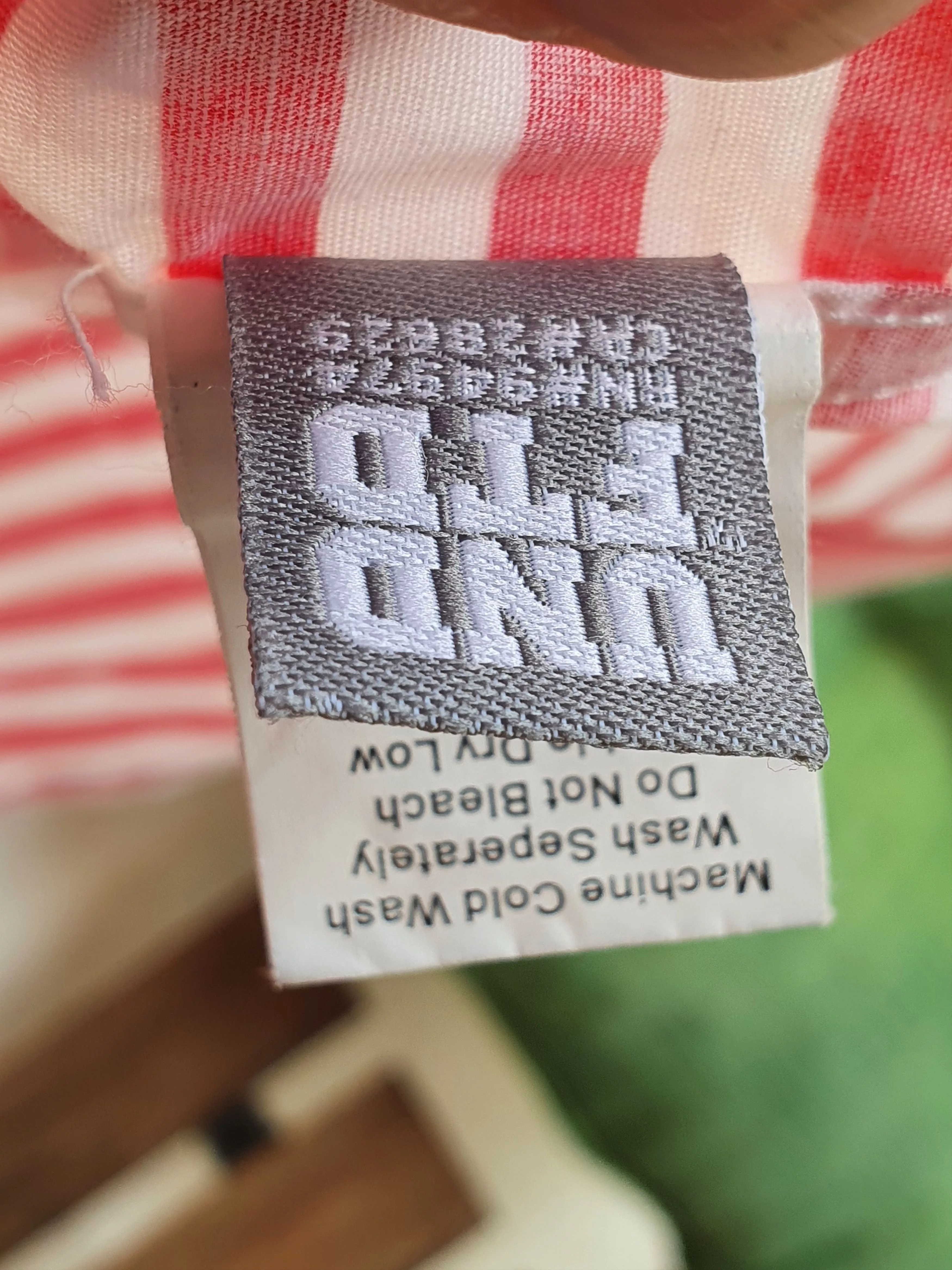 Undefeated Shirts Button Ups Undefeated Red/White striped short sleeve button up shirt,S Streetwear