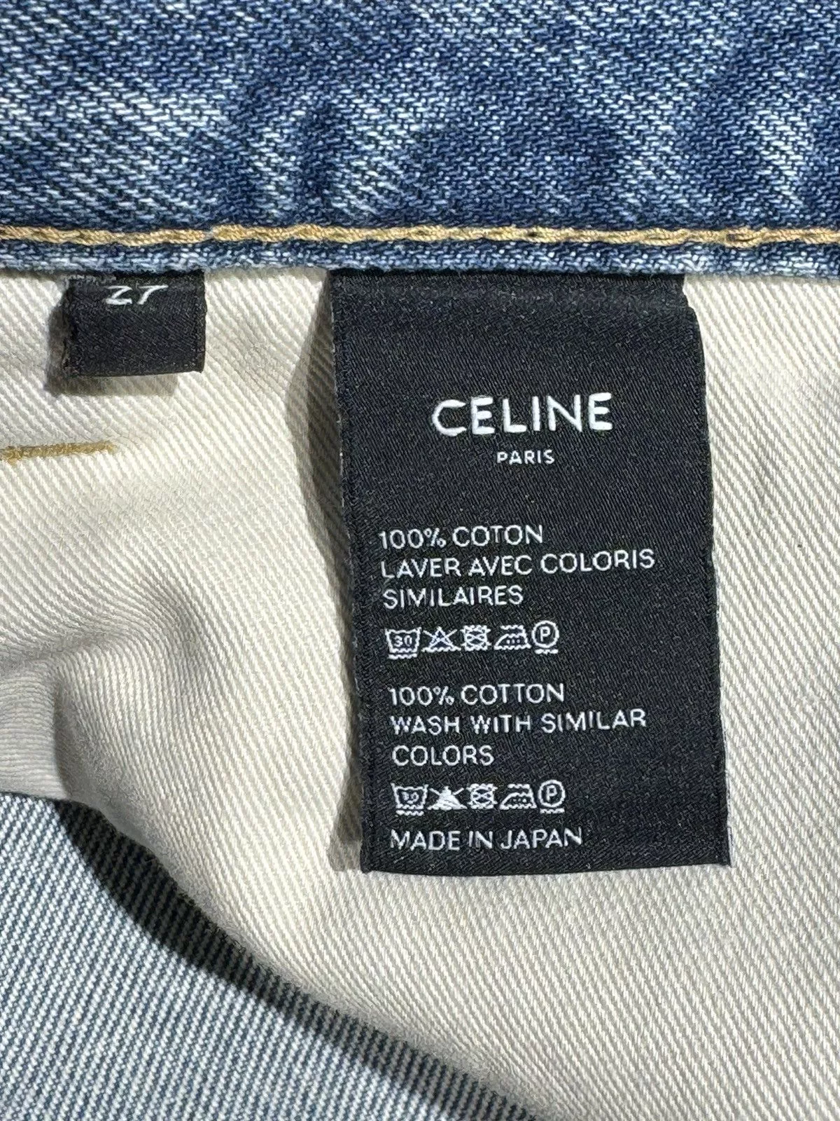 Celine Jeans CELINE DISTRESSED JEANS Blue