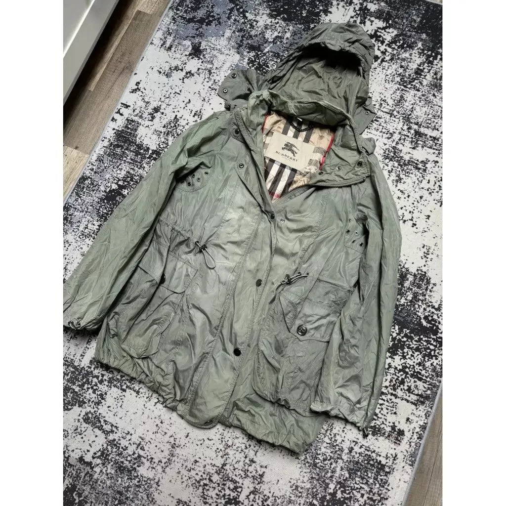 Burberry Coats Burberry Full pattern Rain Coat Size UK 14 Green