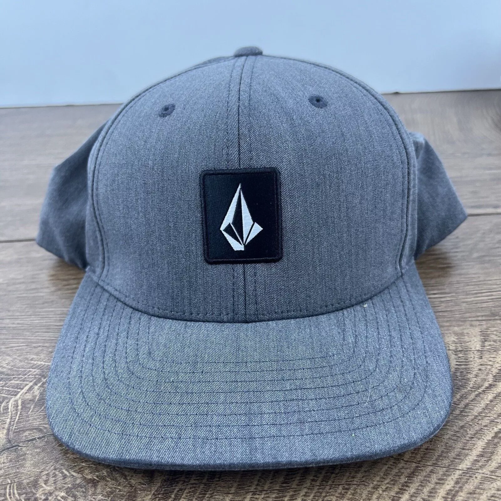 Other Hats Other Diamond Hat Crystal Diamond Snapback Hat Gray Adjustable Hat