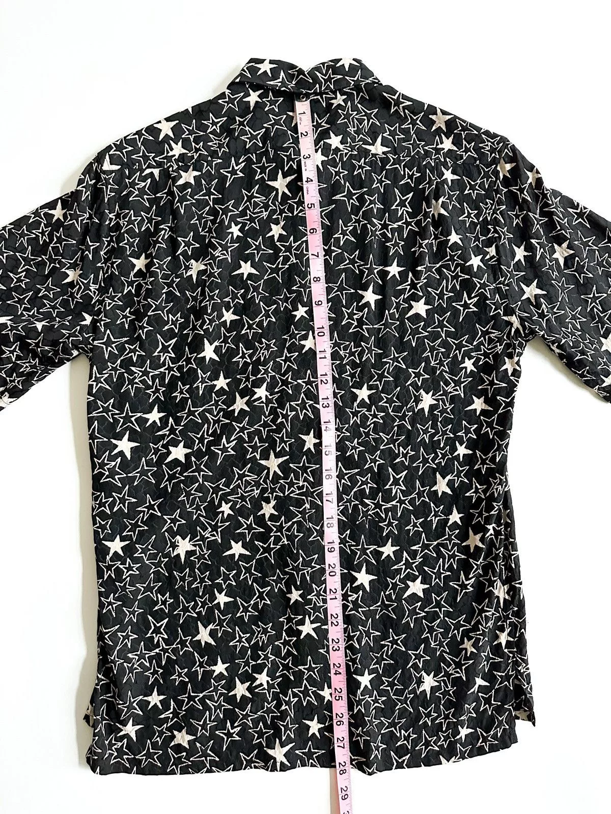 Saint Laurent Paris Shirts Button Ups Saint Laurent Paris Saint Laurent Graffiti Stars Shirt Black
