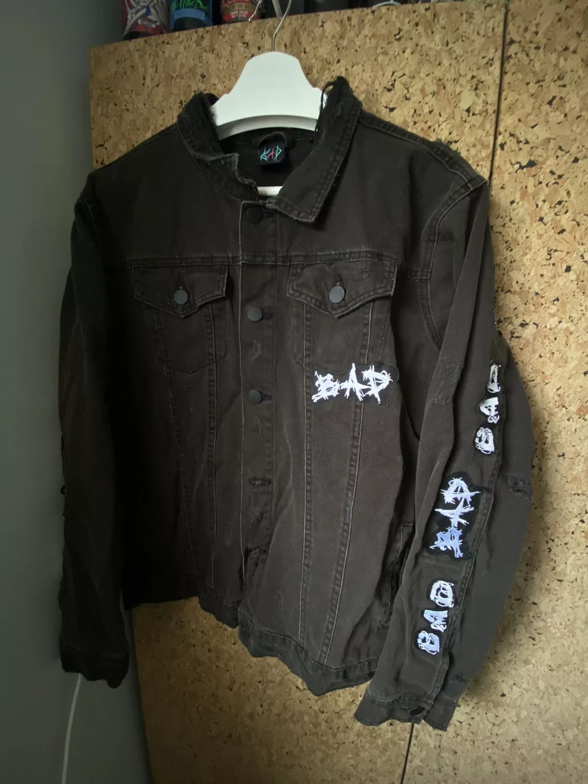 Revenge Denim Jackets Revenge XXXTENTACION - Bad VIbes Forever - Denim Jacket - New Black Streetwear
