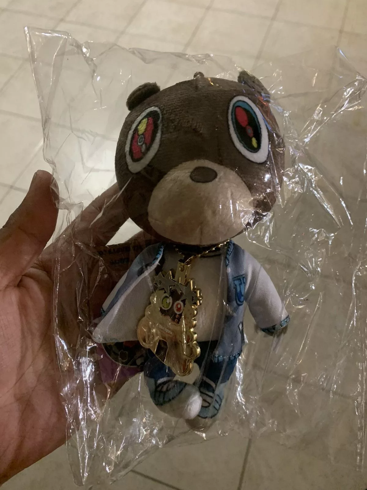 Kanye West Miscellaneous Kanye West Graduation Bear Key Chain Brown