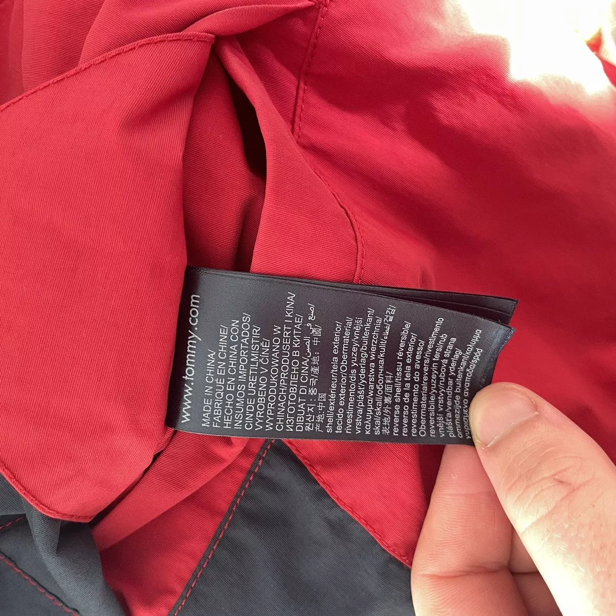 Tommy Hilfiger Light Jackets Tommy Hilfiger × Tommy Jeans Vintage Tommy Hilfiger Sailing Jacket - Reversible Red