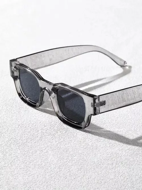 Electric Visual Glasses Electric Visual Retro Punk Kurt Cobain Style Sunglasses Square Frame Fashion Gray Vintage