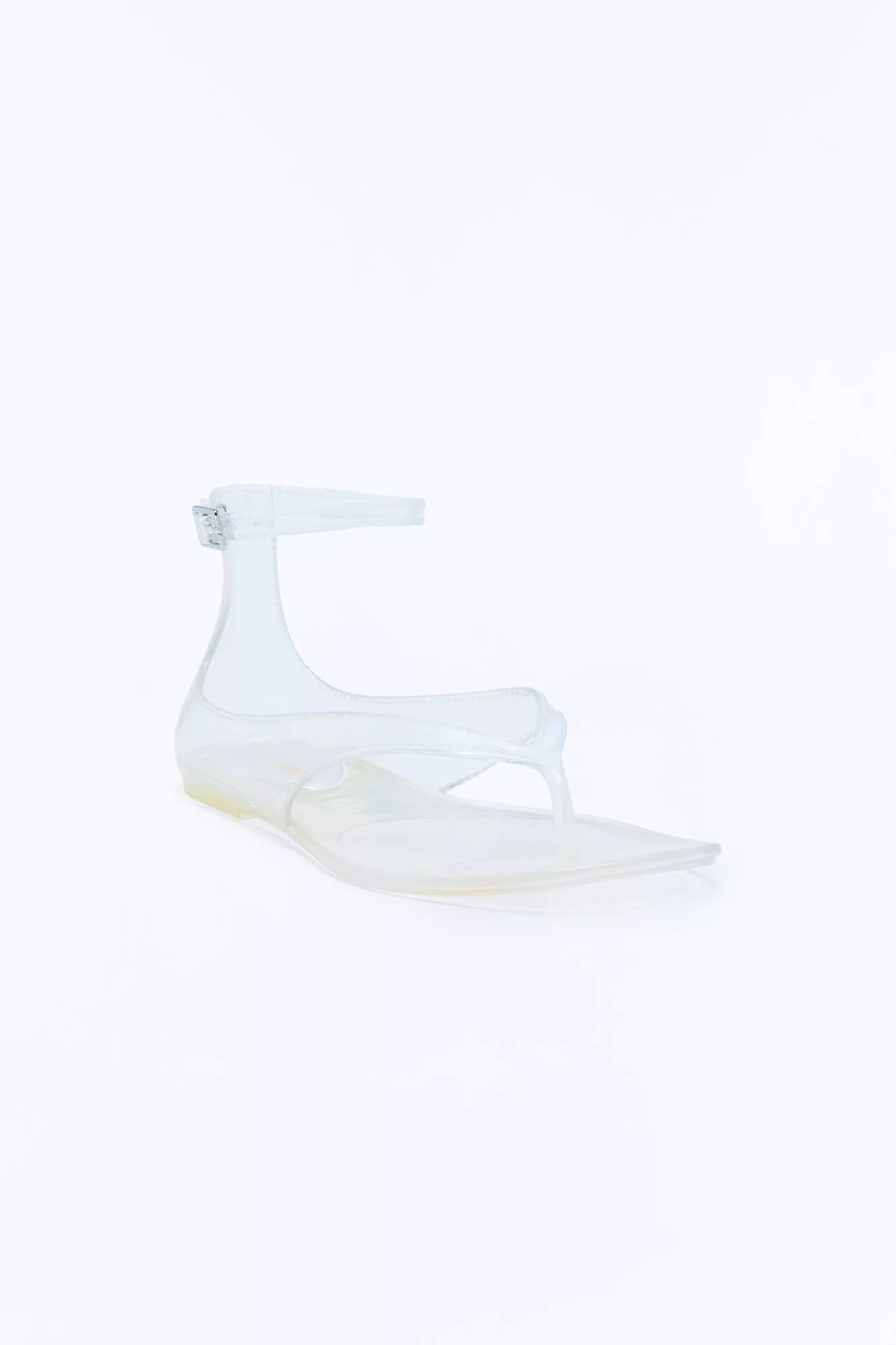Sweety Jelly Flat Sandals - Clear