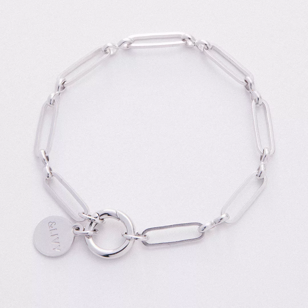 Paperclip Intention Chain Bracelet