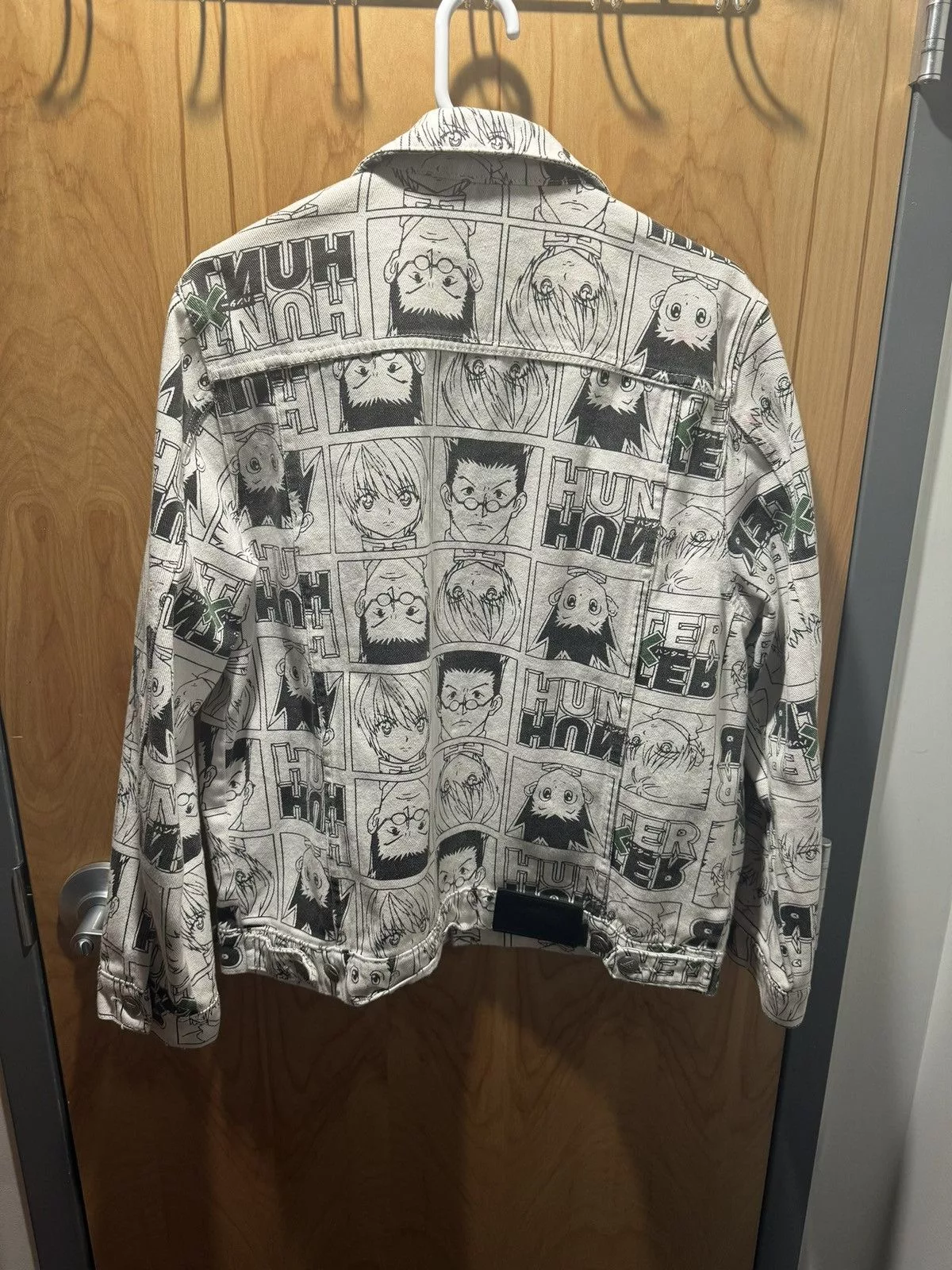Hypland Denim Jackets Hypland HunterXHunter Denim Jacket White