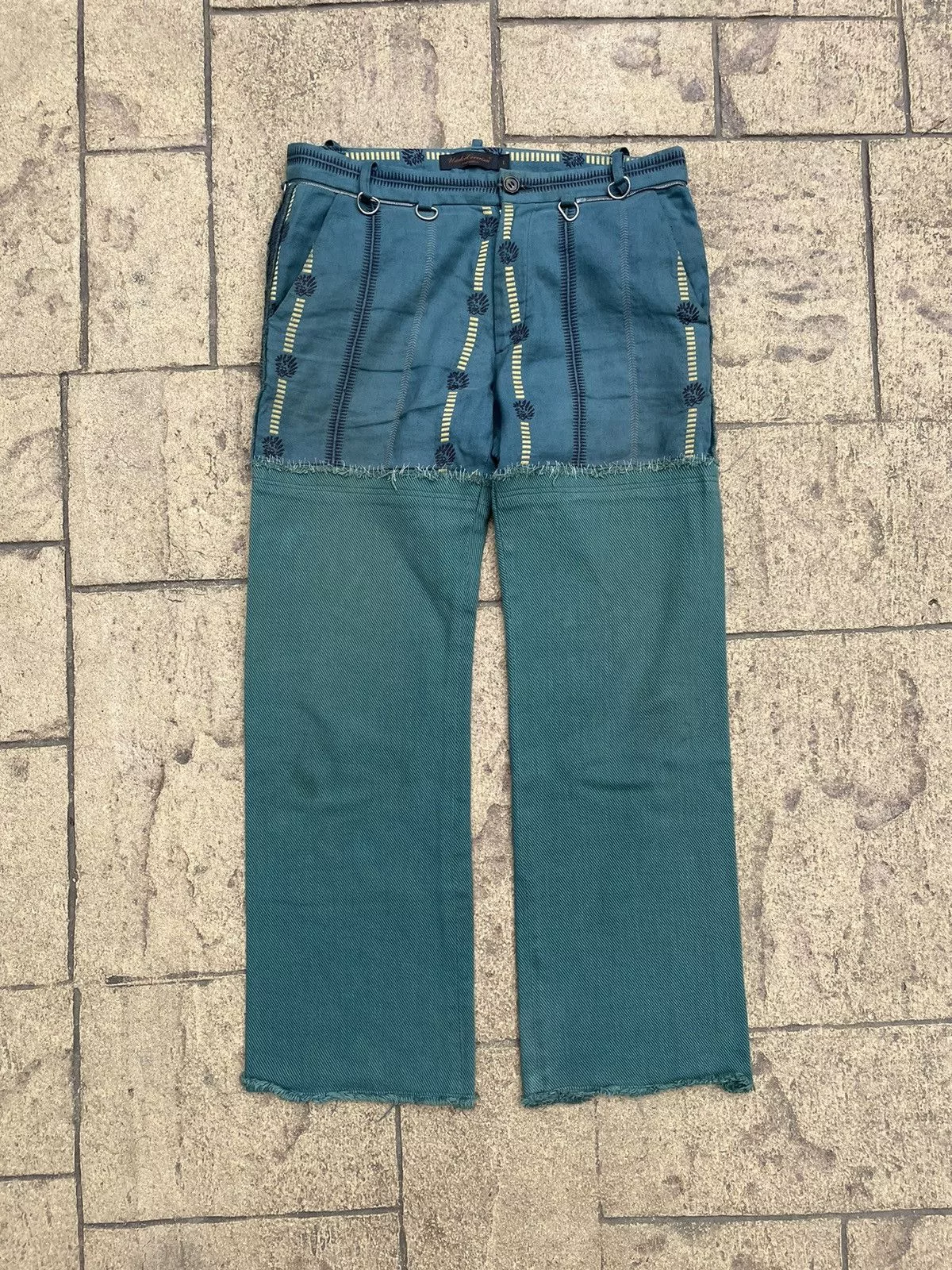 Undercover Casual Pants Undercover SS03 Scab Hybrid Pants Blue