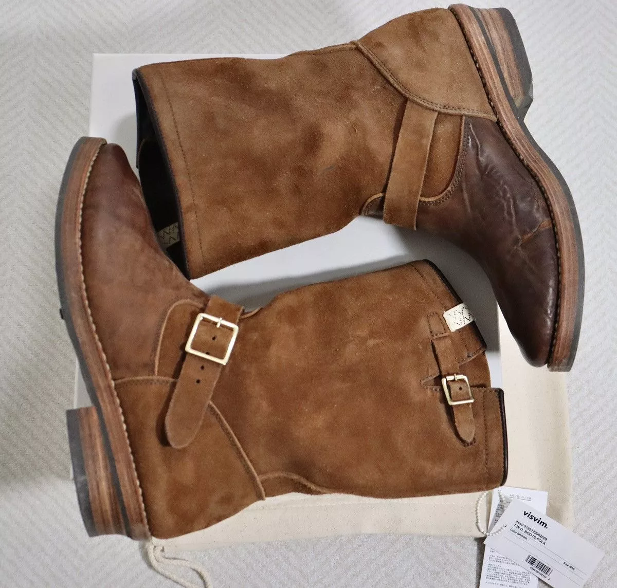 Visvim Boots Visvim 22ss T.W.O Boots Folk two（Horsehide） Brown