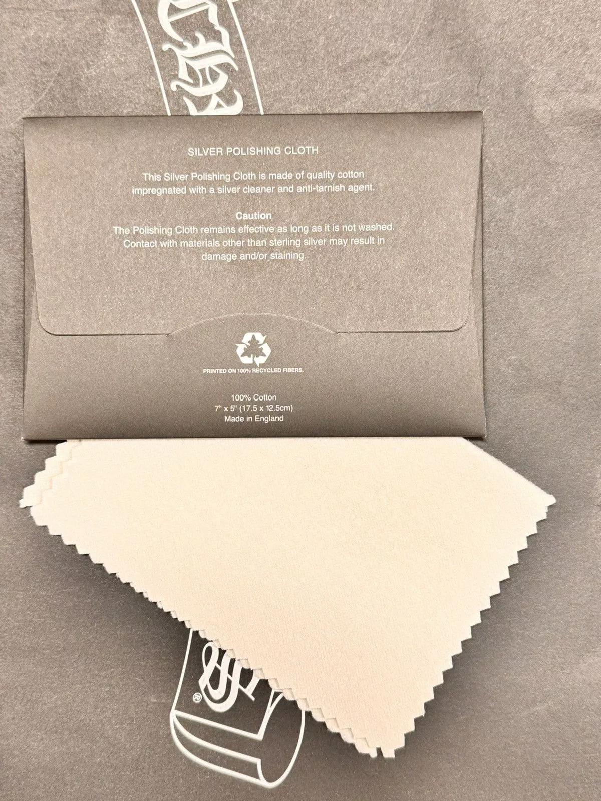 Chrome Hearts Miscellaneous Chrome hearts silver polishing cloth Black