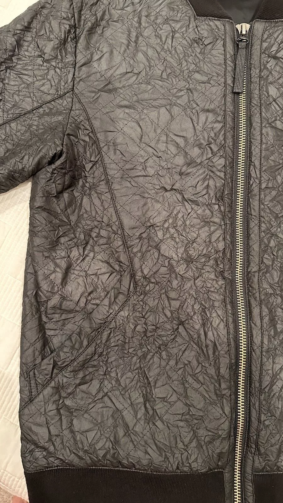 Helmut Lang Bombers Helmut Lang Crinkle Bomber 2014/2015 Black