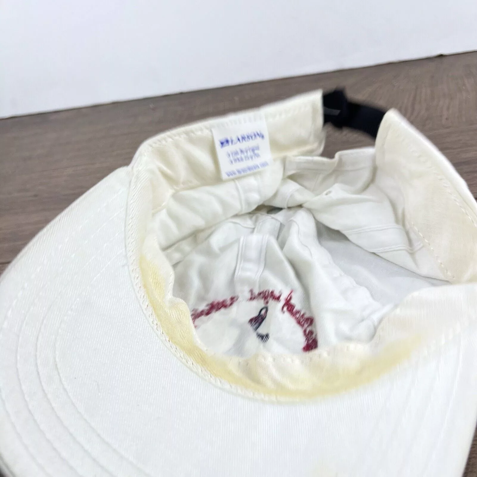 Other Hats Other Larson Hat Larson Adjustable Hat White Hat Adjustable White
