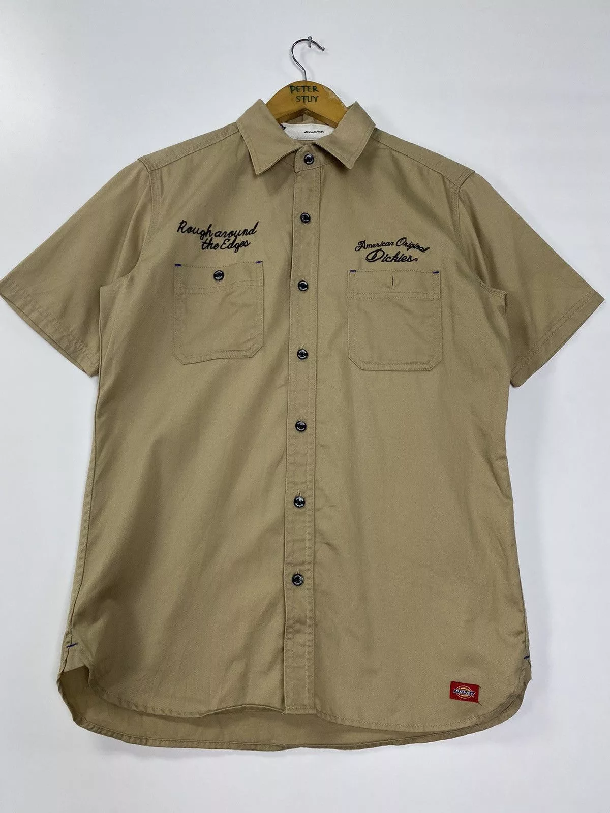 Dickies Shirts Button Ups Dickies Workers Shirt Brown Workwear