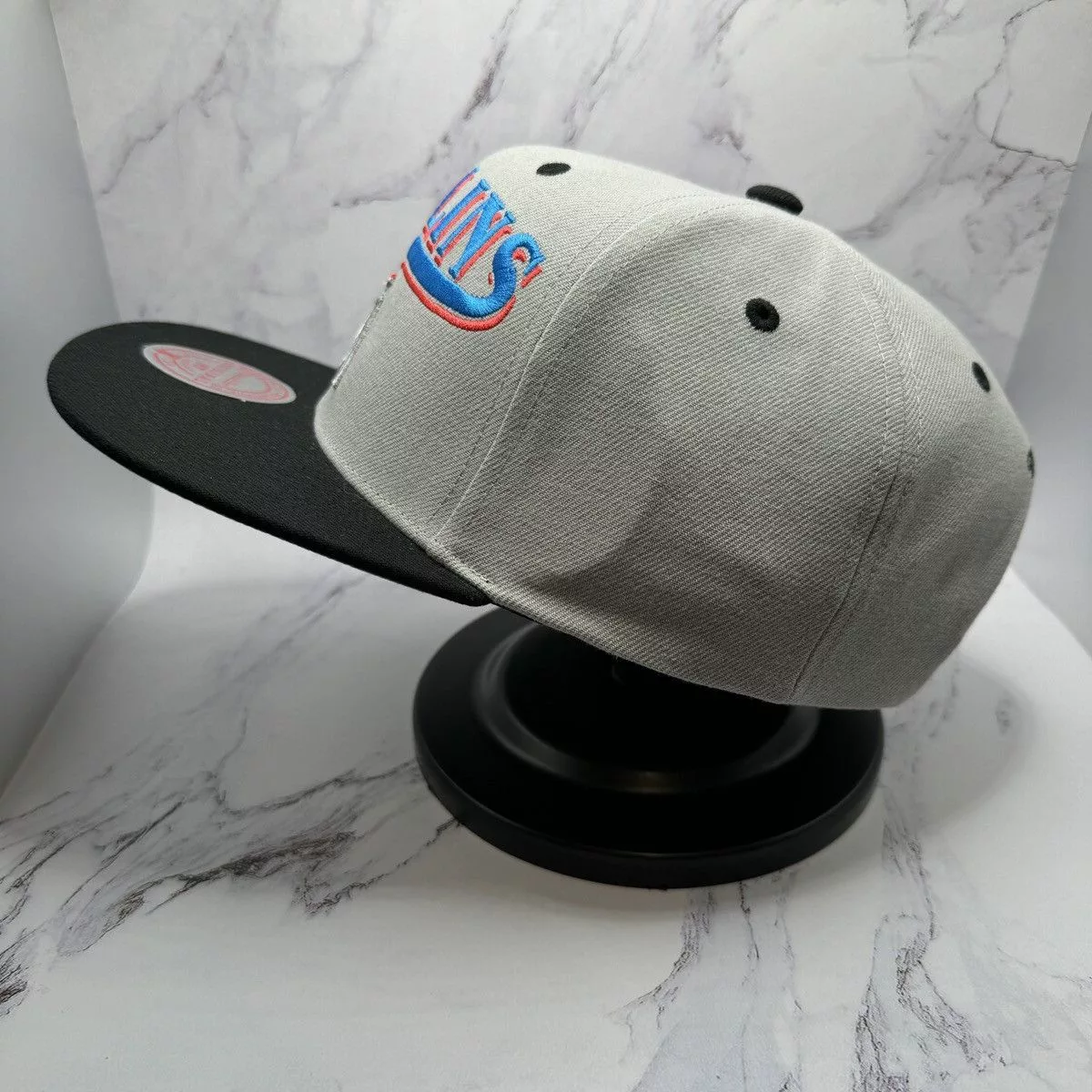 Mitchell & Ness Hats Florida Marlins Mitchell & Ness Snapback Gray