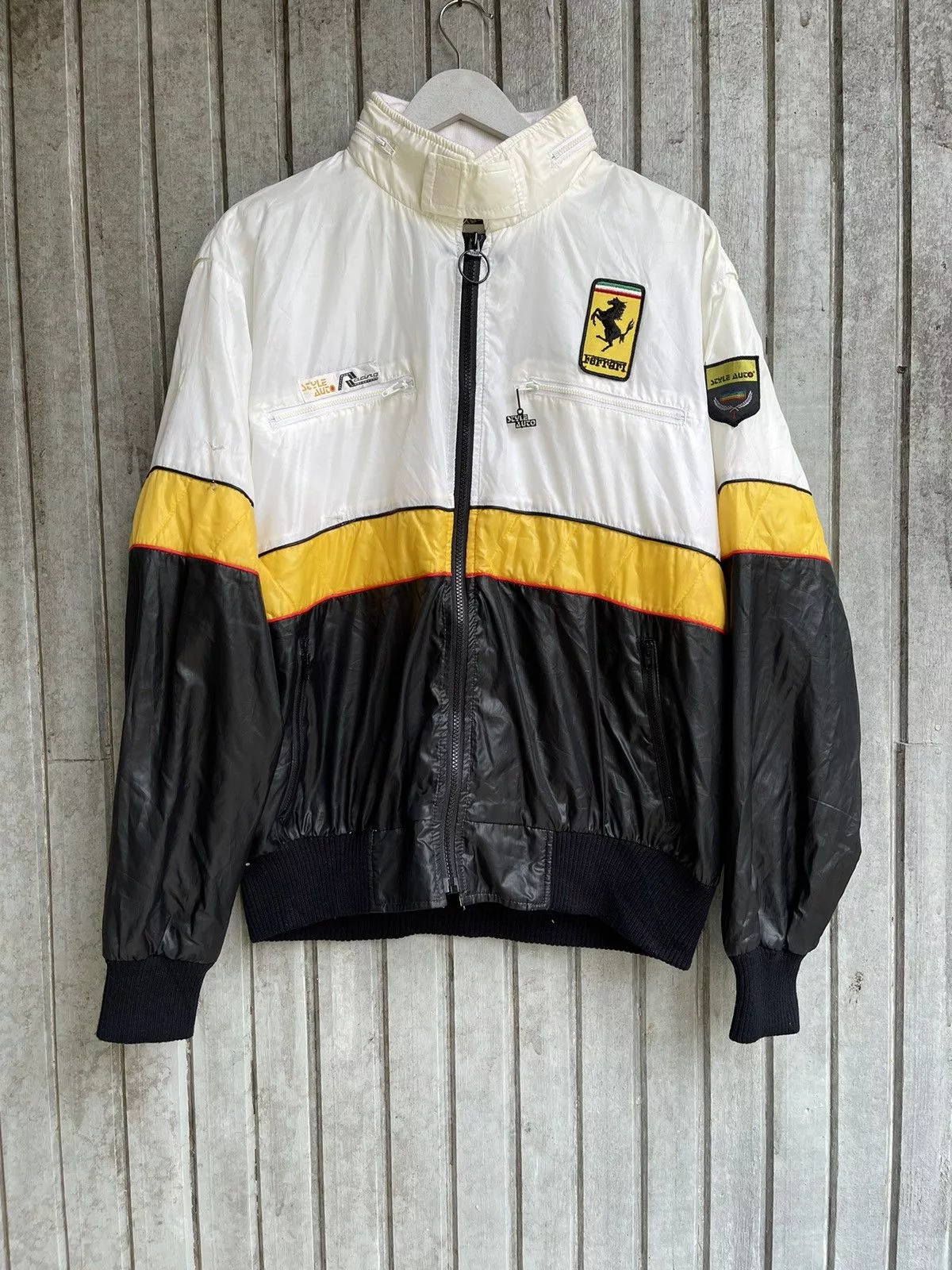 Ferrari Light Jackets Ferrari Style auto racing light jacket Multi Vintage