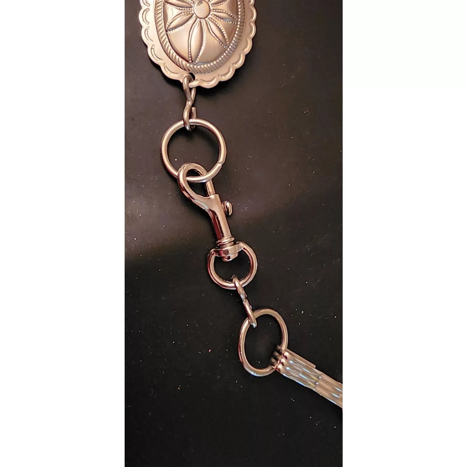 Other Belts Other Silver tone Concho Belt By Cmf